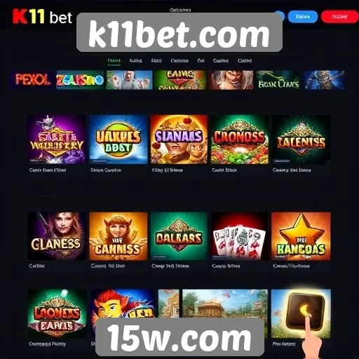 K11bet.com oferece diversidade em jogos de cassino