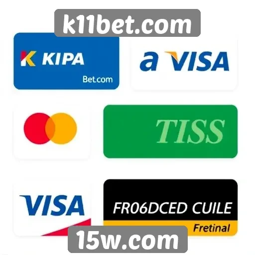 Métodos de pagamento aceitos no k11bet.com